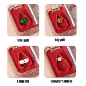 🔥3-in-1 Tablet cutter pill box