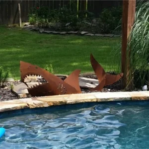 （HOT SALE）The Strongest Terrestrial Shark-Garden Decoration