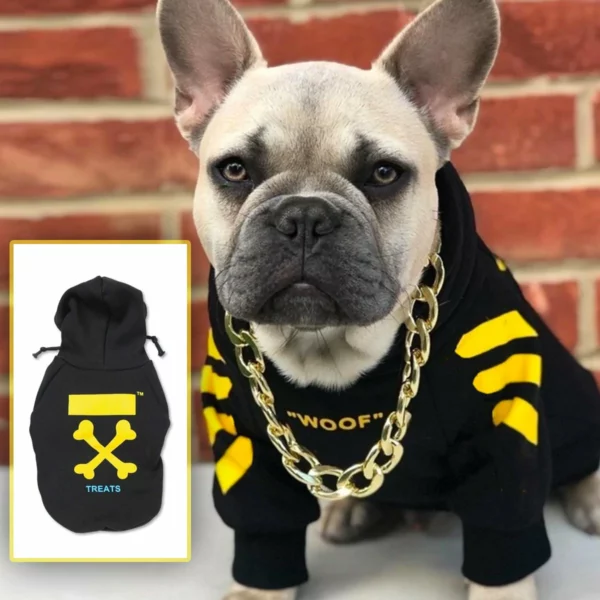 ‘WOOF’ Trendy Dog Hoodie