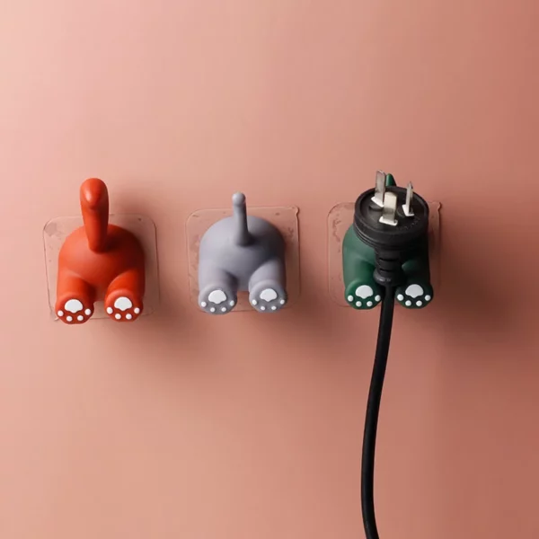 2pc Creative Wall Plug Hook Socket