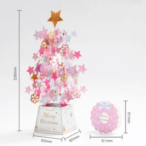 🎅(Early Christmas Sale - Save 50% OFF)Crystal Christmas Tree Pop Up Cards