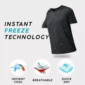 Ice Silk Anti-Dirty Waterproof Quick Dry T-Shirt