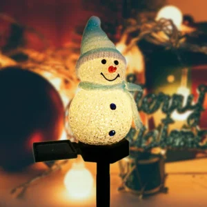 Christmas sales 50%OFF-- Waterproof solar snowman lamp.