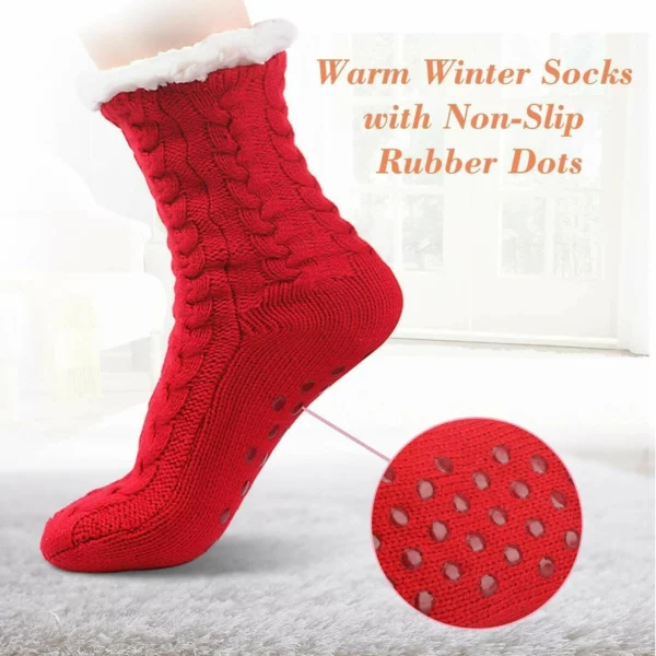 🎅🎅Christmas Sales-2021 Super Soft Warm Cozy Fleece Socks