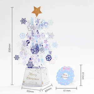 🎅(Early Christmas Sale - Save 50% OFF)Crystal Christmas Tree Pop Up Cards