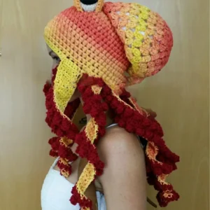 Crochet Octopus Hat —— A Very Good Birthday/Christmas Gift