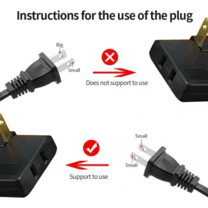 180 Degree Rotate Socket Household Two Hole Wireless Converter