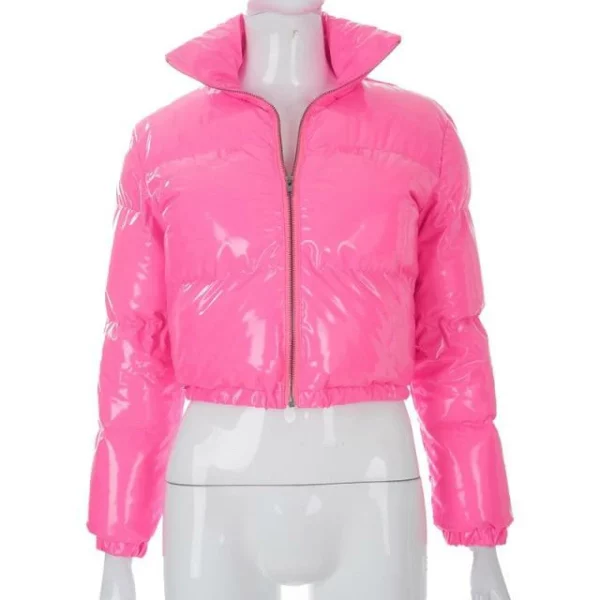 Long Sleeve Zipper Design Gilet Puffer Jacket