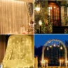 Curtain of String Lights with Remote