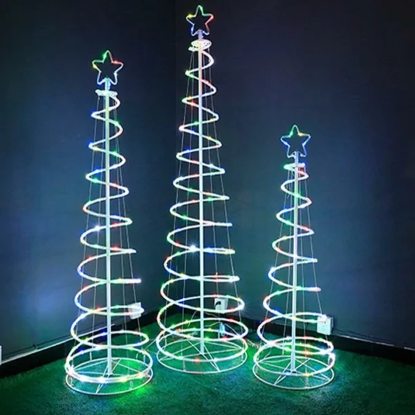 The Choreographed Light Show Tree