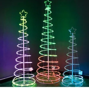 The Choreographed Light Show Tree