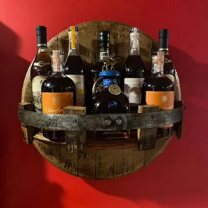 NEW YEARS SALE - 50% OFF - Bourbon Whiskey Barrel Shelf