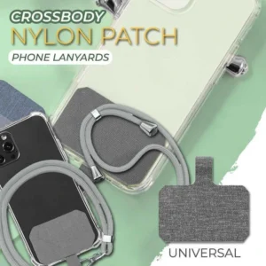 (🌲CHRISTMAS SALE NOW-50% OFF) -Universal Crossbody Nylon Patch Phone Lanyards-Buy 4 Get Extra 25% OFF