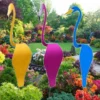 Funny Swirl Whimsical Flamingo Garden Decoration