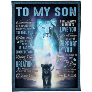 Lion Love Fleece Blanket