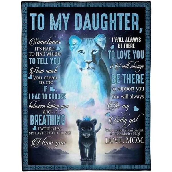 Lion Love Fleece Blanket