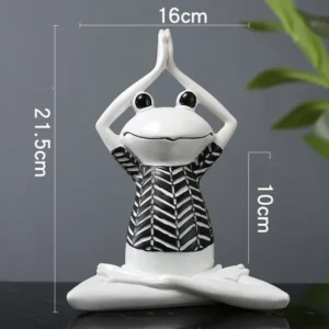 🎅🎄Christmas Sale---50% Off White Yoga/Meditation Frog🐸