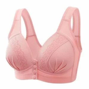 [ 3 PCS ] Convenient Front Button Breathable Bra