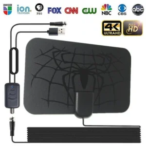 Spider Pattern New HDTV Cable Antenna 4K (5G Chip, 🌎 Can Be Used Worldwide)