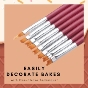 [PROMO 30% OFF] Bakerism™ One-Stroke Brush Set