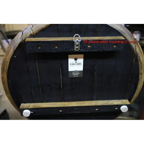 NEW YEARS SALE - 50% OFF - Bourbon Whiskey Barrel Shelf