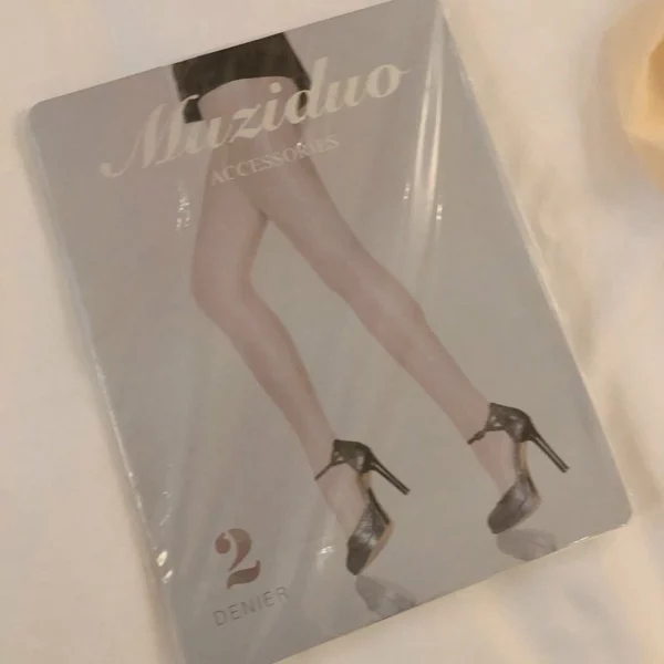 2D thin pearlescent t crotch toe transparent silk stockings pantyhose flash silk stockings