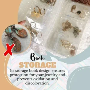 🎅Christmas Sale-Transparent Jewellery Storage Book Set