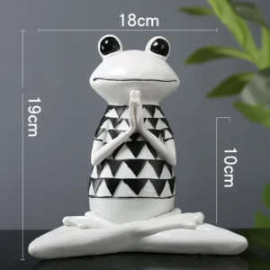 🎅🎄Christmas Sale---50% Off White Yoga/Meditation Frog🐸