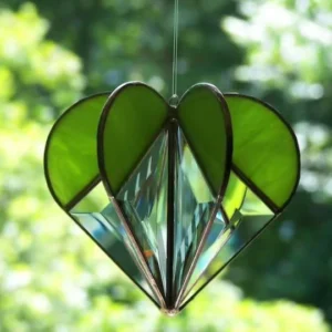 🎄🎁(Christmas Hot Sale-50% OFF) Stained Heart-shaped Suncatcher- Buy 4 Get Extra 20% OFF