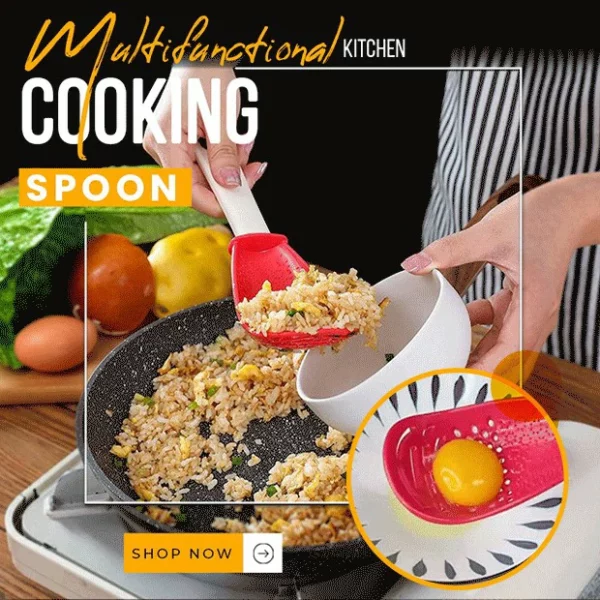 Multifunctional Kitchen Cooking Spoon 🎅 CHRISTMAS PRE PROMOTION - Buy 1 Get 1 Free