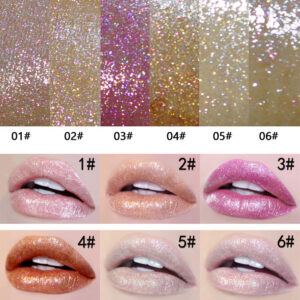 Six-Color Symphony Shiny Matte Lip Gloss Lipstick