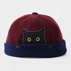 North Royal Knitted Melon Cat Hat