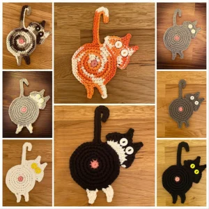 🎄Early Christmas Sale🎄-Cat Butt Coasters-Most Affordable.