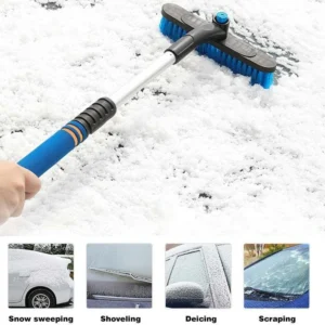 MPOQZI Vehicle-mounted Telescopic Multifunctional Snow Shovel