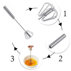 🎁Christmas Promotion🎄Food Grade 304 Stainless Steel Automatic Eggbeater