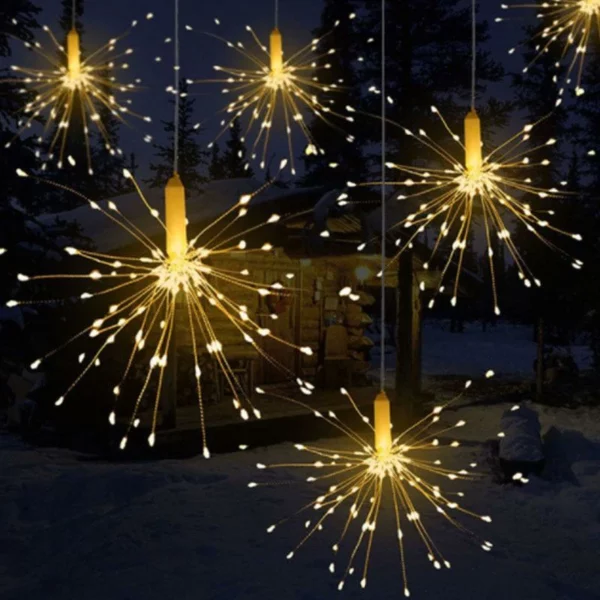 💥Early-Christmas Hot Sale - Solar Firework Light with Remote Control (120 LED)