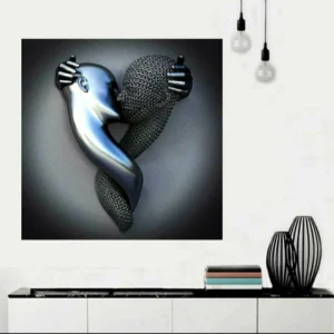 💞 Last Day Promotion 50% OFF 💞 Love Heart Gray-3D Art Wall Decor-Anniversary Gift