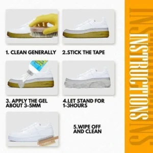 Shoes Whitening Cleansing Gel (A Making Tape Free)