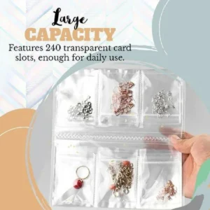 🎅Christmas Sale-Transparent Jewellery Storage Book Set