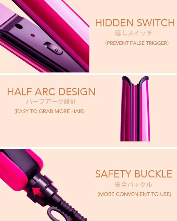 OTEYA™ 2-IN-1 HAIR CURLER AND STRAIGHTENER PORTABLE SMALL SIZE EASY TO CARRY