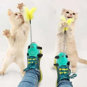 Creative Spring Foot Funny Cat Stick