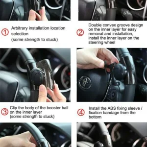 Creative Car Steering Wheel Booster Ball