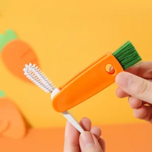 (🎊 Happy New Year Sale - 50% OFF) 3 IN 1 Silicone Bottle Cleaning Brush, 🔥Buy 3 Get 1 Free