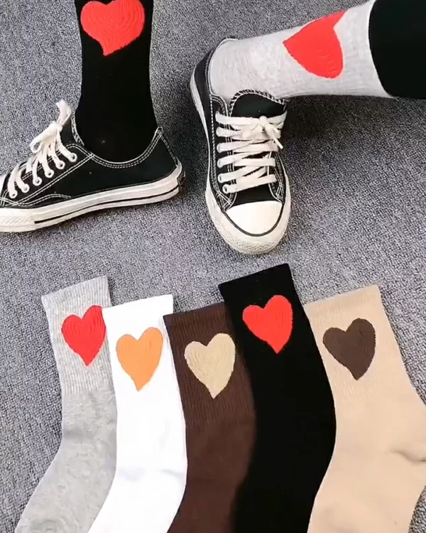 (🎅CHRISTMAS SALE - SAVE 49% OFF)HEART DETAILED ANKLE SOCKS