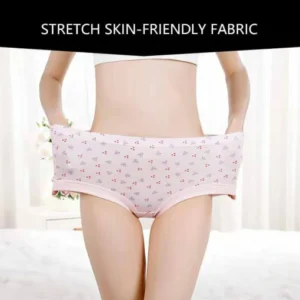 [8 PCS]Oversize 100% Cotton High Waist Older Plus Comfortable Panties