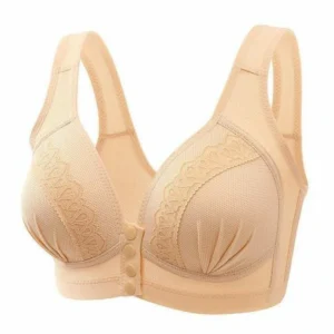 [ 3 PCS ] Convenient Front Button Breathable Bra