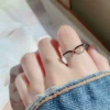 🎁Early Christmas Promotion-Cute Glasses Open Ring