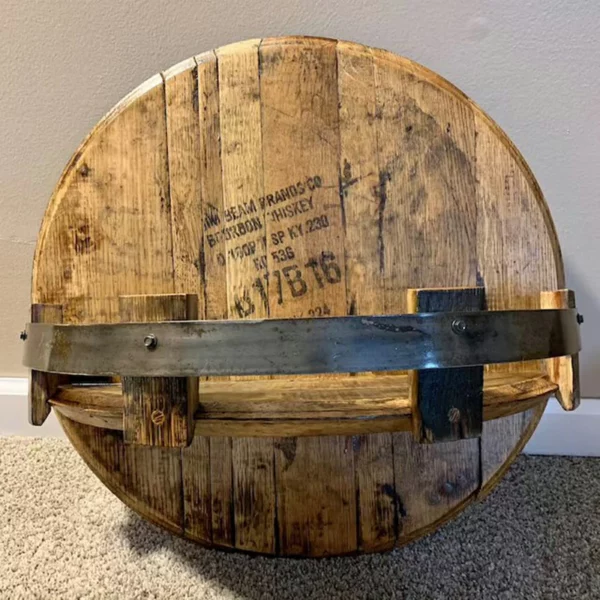 NEW YEARS SALE - 50% OFF - Bourbon Whiskey Barrel Shelf