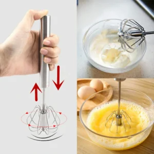 🎁Christmas Promotion🎄Food Grade 304 Stainless Steel Automatic Eggbeater