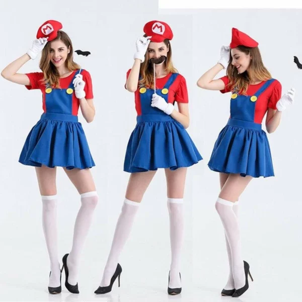 Sexy Super Mario Costume For Women